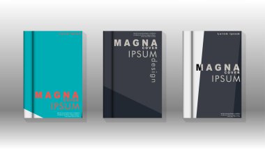 Soyut kitap kapağı düzeninin arka planı. Broşürler, dergiler, vektör şablonları vb. için. Modern tasarımlar Eps 10'da geometrik desenler oluşturur