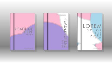 Posterler, kapaklar, broşürler, şirket yıllık iş, vb için soyut daire şekil arka planlar.