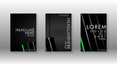 Geometrik tasarım arka planlı kapak kitabı