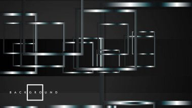 Modern Soyut Vektör Kutusu Arka Plan. beyaz degrade şeritler ile. eps 10 şablonu