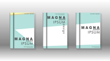 Kapak kitabı kavramı soyut geometrik arka plan renk ve şekillerin bir kombinasyonu ile
