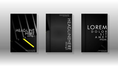 Geometrik tasarım arka planlı kapak kitabı.