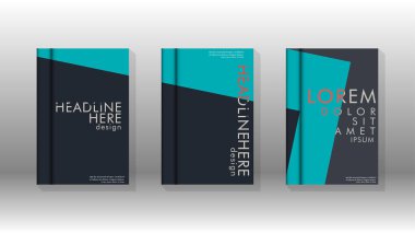 Soyut kitap kapağı düzeninin arka planı. Broşürler, dergiler, vektör şablonları vb. için. Modern tasarımlar Eps 10'da geometrik desenler oluşturur