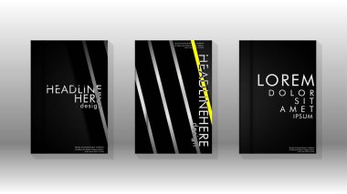 Geometrik tasarım arka planlı kapak kitabı.