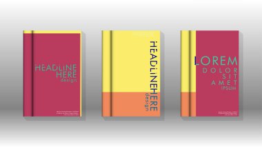 Soyut kitap kapağı düzeninin arka planı. Broşürler, dergiler, vektör şablonları vb. için. Modern tasarımlar Eps 10'da geometrik desenler oluşturur