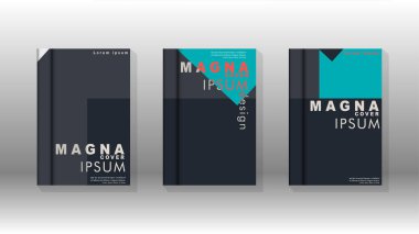 Soyut kitap kapağı düzeninin arka planı. Broşürler, dergiler, vektör şablonları vb. için. Modern tasarımlar Eps 10'da geometrik desenler oluşturur