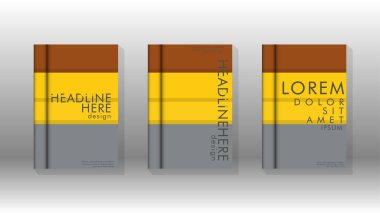 Kapak kitabı kavramı soyut geometrik arka plan renk ve şekillerin bir kombinasyonu ile