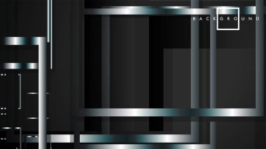 Modern Soyut Vektör Kutusu Arka Plan. beyaz degrade şeritler ile. eps 10 şablonu