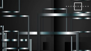 Modern Soyut Vektör Kutusu Arka Plan. beyaz degrade şeritler ile. eps 10 şablonu