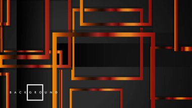 Vektör Modern Soyut Kareler Arka Planlar . siyah ve metal renk degradesi ile. eps 10 şablonu