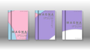 Kurumsal iş yıllık rapor kitap kapağı broşür el ilanı posteri için soyut düşük daire şekil arka plan. Eps10 vektör şablonu