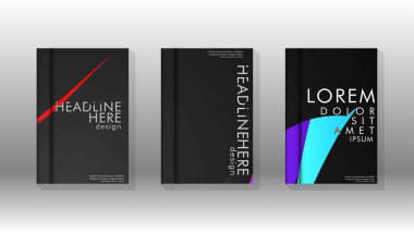 Kitap Kapağı renkli geometrik arka planlar.