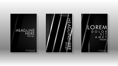 Geometrik tasarım arka planlı kapak kitabı.