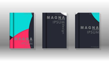 Posterler, kapaklar, broşürler, şirket yıllık iş, vb için soyut daire şekil arka planlar.