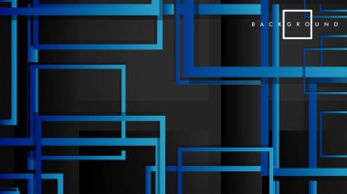 Vektör Modern Soyut Kareler Arka Planlar . siyah yeşil degrade ile. eps 10 şablonu