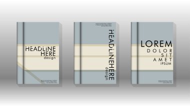 Kitap kapağı kavramı renk ve şekillerin bir kombinasyonu ile soyut geometrik arka plan. vektör tasarımı