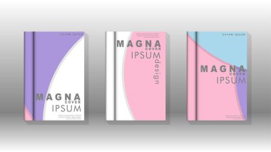 Minimal vektör tasarımı kapsar. Yuvarlak şekiller kompozisyon. Eps10 vektör şablonu