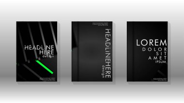 Geometrik tasarım arka planlı kapak kitabı