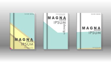 Kapak kitabı kavramı soyut geometrik arka plan renk ve şekillerin bir kombinasyonu ile