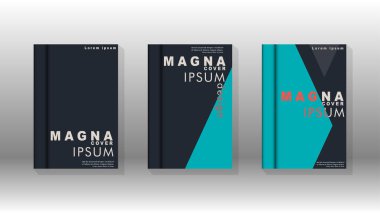 Soyut kitap kapağı düzeninin arka planı. Broşürler, dergiler, vektör şablonları vb. için. Modern tasarımlar Eps 10'da geometrik desenler oluşturur