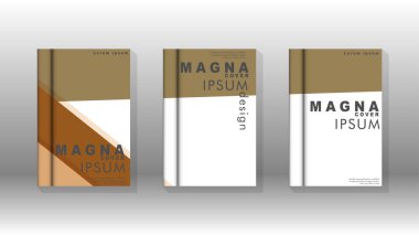 Kapak kitabı kavramı soyut geometrik arka plan renk ve şekillerin bir kombinasyonu ile