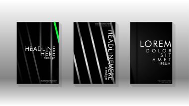 Geometrik tasarım arka planlı kapak kitabı