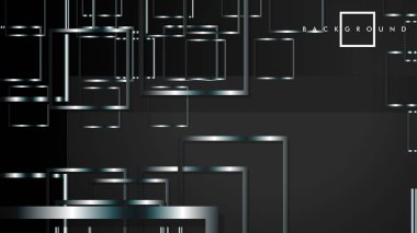 Modern Soyut Vektör Kutusu Arka Plan. beyaz degrade şeritler ile. eps 10 şablonu