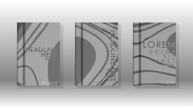 Geometrik tasarım arka planlı kapak kitabı.