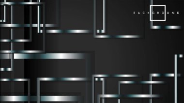 Modern Soyut Vektör Kutusu Arka Plan. beyaz degrade şeritler ile. eps 10 şablonu