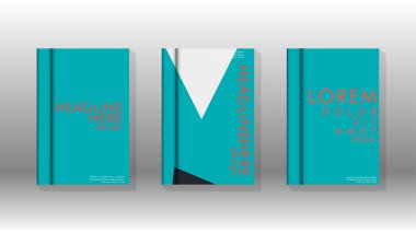 Soyut kitap kapağı düzeninin arka planı. Broşürler, dergiler, vektör şablonları vb. için. Modern tasarımlar Eps 10'da geometrik desenler oluşturur