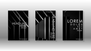 Geometrik tasarım arka planlı kapak kitabı.