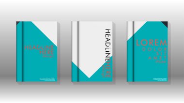 Soyut kitap kapağı düzeninin arka planı. Broşürler, dergiler, vektör şablonları vb. için. Modern tasarımlar Eps 10'da geometrik desenler oluşturur