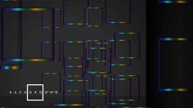 Modern Soyut Vektör Kutusu Arka Plan. renkli degrade şeritler ile. eps 10 şablonu