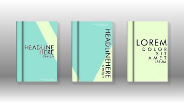 Soyut kitap kapağı düzeninin arka planı. Broşürler, dergiler, vektör şablonları vb. için. Modern tasarımlar Eps 10'da geometrik desenler oluşturur