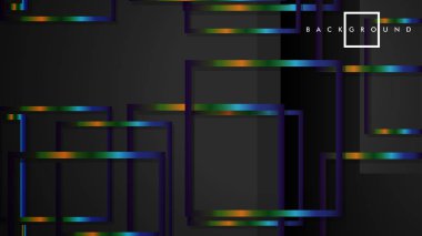 Modern Soyut Vektör Kutusu Arka Plan. renkli degrade şeritler ile. eps 10 şablonu