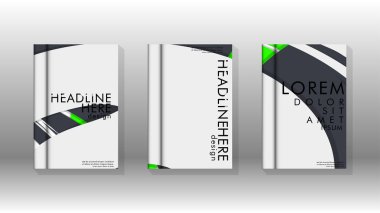 Arka kapak sıvı elemanları ile. Tasarım kavramı kitap. Fütüristik iş düzeni. Dijital poster şablonu. Tasarlamak vektör - eps10