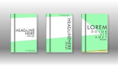 Kapak kitabı kavramı soyut geometrik arka plan renk ve şekillerin bir kombinasyonu ile