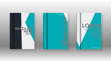 Soyut kitap kapağı düzeninin arka planı. Broşürler, dergiler, vektör şablonları vb. için. Modern tasarımlar Eps 10'da geometrik desenler oluşturur