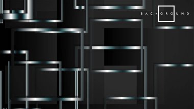 Modern Soyut Vektör Kutusu Arka Plan. beyaz degrade şeritler ile. eps 10 şablonu