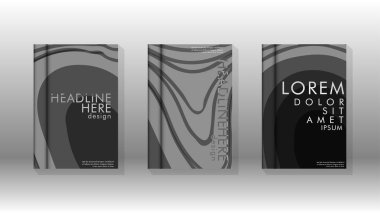 Geometrik tasarım arka planlı kapak kitabı.