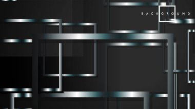 Modern Soyut Vektör Kutusu Arka Plan. beyaz degrade şeritler ile. eps 10 şablonu