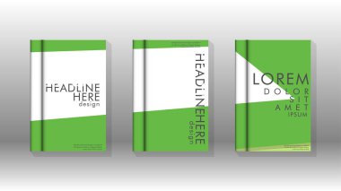 Kapak kitabı kavramı soyut geometrik arka plan renk ve şekillerin bir kombinasyonu ile