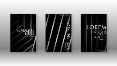 Geometrik tasarım arka planlı kapak kitabı.