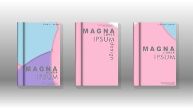 Kurumsal iş yıllık rapor kitap kapağı broşür el ilanı posteri için soyut düşük daire şekil arka plan. Eps10 vektör şablonu