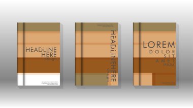 Kapak kitabı kavramı soyut geometrik arka plan renk ve şekillerin bir kombinasyonu ile