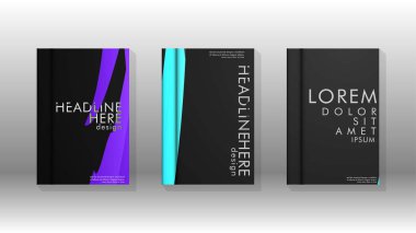 Kitap Kapağı renkli geometrik arka planlar.