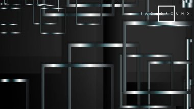 Modern Soyut Vektör Kutusu Arka Plan. beyaz degrade şeritler ile. eps 10 şablonu