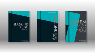 Soyut kitap kapağı düzeninin arka planı. Broşürler, dergiler, vektör şablonları vb. için. Modern tasarımlar Eps 10'da geometrik desenler oluşturur