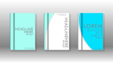 Kurumsal iş yıllık rapor kitap kapağı broşür el ilanı posteri için soyut düşük daire şekil arka plan. Eps10 vektör şablonu