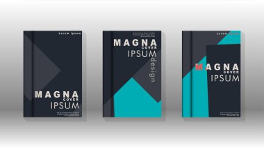 Soyut kitap kapağı düzeninin arka planı. Broşürler, dergiler, vektör şablonları vb. için. Modern tasarımlar Eps 10'da geometrik desenler oluşturur